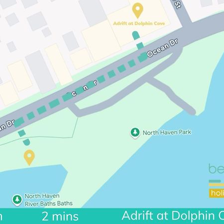 Adrift At Dolphin Cove Apt 5 - Riverfront Modern 노스헤이번 외부 사진